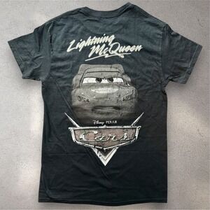CVLA Disney Cars Lightning McQueen Racing Sponsor Graphic T-Shirt Mens Small